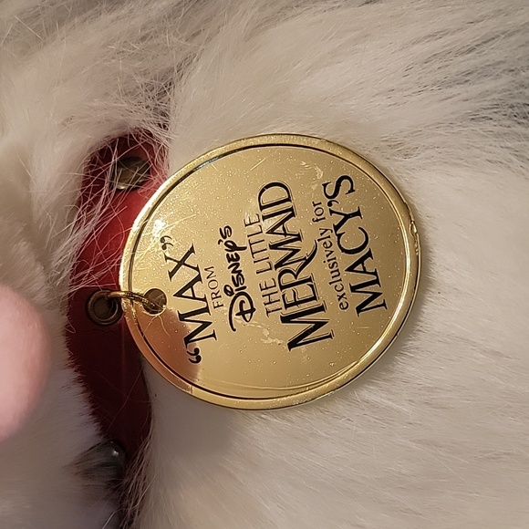 Disney Little Mermaid Max Sheepdog 14"  MACYS Exclusive Plush Stuffed Animal - Picture 7 of 8